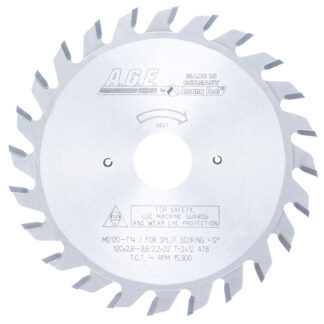 MD120-T14 Carbide Tipped Adjustable Type Scoring 120mm Dia x 24T ATB  12 Deg  22mm Bore  Scoring Set