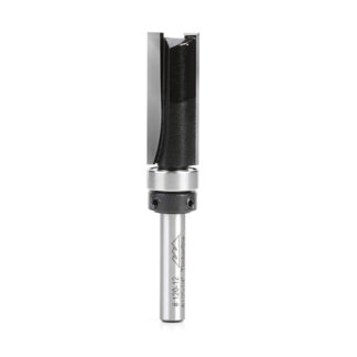 120-12 Carbide Tipped Flush Trim Plunge 1/2 Dia x 1-1/4 x 1/4 Inch Shank with Upper Ball Bearing