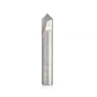 180-08 Solid Carbide V-Groove 90 Deg x 1/4 Dia x 1/8 x 1/4 Inch Shank