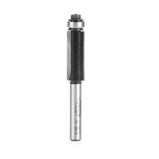 190-10 Carbide Tipped Flush Trim 3/8 Dia x 1 x 1/4 Inch Shank with Ball Bearing