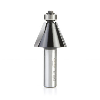 280-20 Carbide Tipped Chamfer 22.5 Deg x 1-1/4 Dia x 7/8 x 1/2 Inch Shank with Ball Bearing