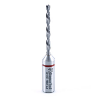 304032 Solid Carbide Cutting Edge Brad Point Boring Bit L/H 3.2mm Dia x 70mm Long x 10mm Shank