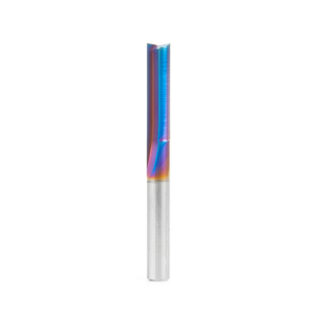 43608-K Solid Carbide Spektra™ Extreme Tool Life Coated Double Straight 'V' Flute, Plastic Cutting 1/4 Dia x 1 x 1/4 Inch Shank