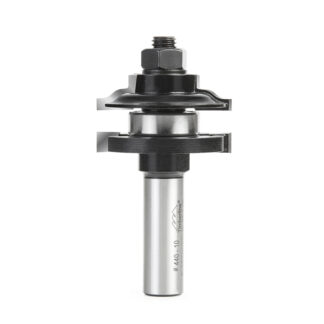 440-10 Carbide Tipped Reversible Ogee Stile & Rail 1-5/8 Dia x 7/8 x 1/2 Inch Shank with Ball Bearing for 3/4 to 7/8 Inch Material
