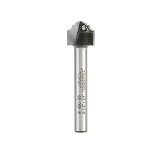 450-08 Carbide Tipped Classical Plunge 3/32 Radius x 1/2 Dia x 7/16 x 1/4 Inch Shank