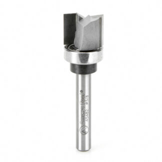 45482 Carbide Tipped Flush Trim Plunge Template 5/8 Dia x 1/2 x 1/4 Inch Shank with Upper BB