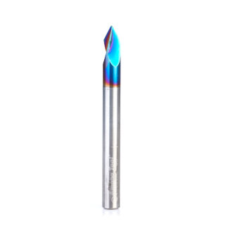 45631-K Solid Carbide V-Groove 60 Deg x 1/4 Dia x 7/32 x 1/4 Inch Shank Spektra™ Extreme Tool Life Coated Router Bit