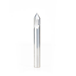 45635 Solid Carbide V Groove Engraving 60 Deg x 3/8 Dia x 5/8 x 3/8 Inch Shank