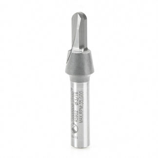 45902 Solid Carbide (Brazed To Steel Shank) Core Box 3/32 Radius x 3/16 Dia x 1/2 x 1/4 Inch Shank