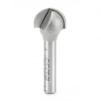 45914 Carbide Tipped Core Box 5/16 Radius x 5/8 Dia x 7/16 x 1/4 Inch Shank