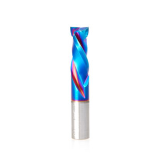 46714-K CNC Solid Carbide Spektra™ Extreme Tool Life Coated Mortise Compression Spiral 1/2 Dia x 1-1/4 Inch x 1/2 Shank for Baltic Birch Plywood
