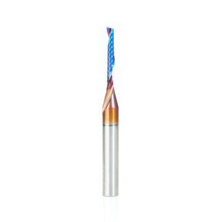 51435-K Solid Carbide CNC Spektra™ Extreme Tool Life Coated Spiral 'O' Flute, Plastic Cutting 1/8 Dia x 7/8 x 1/4 Shank Up-Cut Design Router Bit