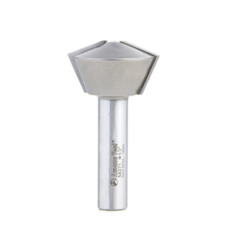 54271 Carbide Tipped Multi-Sided Glue Joint 60 / 30 Deg x 1-1/2 Dia x 7/8 x 1/2 Inch Shank