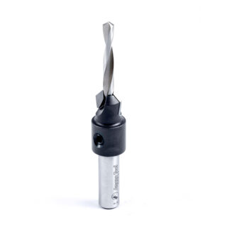 55642 Carbide Tipped Countersink 1/2 Dia x 45 Degree x 60mm Long x 10mm Shank