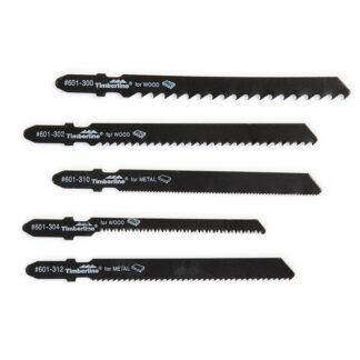 601-362 Complete 5 Pc T-Shank Jigsaw Blade Set