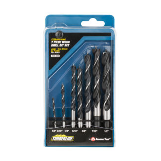 606-200 7-Piece Brad Point Drill Bit Set