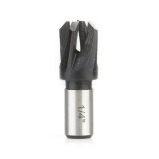607-300 Tapered Wood Plug Cutter 1/4 Dia x 3/8 x 2 Inch Long