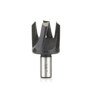 607-330 Tapered Wood Plug Cutter 5/8 Dia x 3/8 x 2 Inch Long