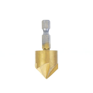 608-755 Titanium Coated 82 Deg High-Speed Steel Counter Sink 3/4 Dia x 1/4 Inch Hex Shank