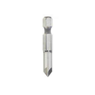 608-760 82 Deg High-Speed Steel Countersink 1/4 Dia x 1/4 Inch Hex Shank