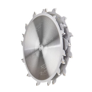 658012 Carbide Tipped Dado 8 Inch Dia x 12T ATB/FT -5 Deg, 5/8 Bore, Dado Set with Three 2-Wing Chippers