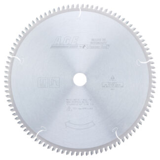 MD12-965TB Carbide Tipped Thin Kerf Thin Walled Aluminum and Non-Ferrous Metals 12 Inch Dia x 96T TCG  -5 Deg  1 Inch Bore Circular Saw Blade