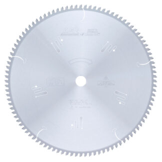 MD15-105 Carbide Tipped Thin Walled Aluminum and Non-Ferrous Metals 14 Inch Dia x 108T TCG  -6 Deg  1 Inch Bore Circular Saw Blade