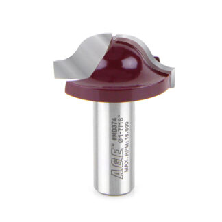 MD374 Carbide Tipped Base Molding Ogee Edge Detail 5/16 x 3/8 Radius x 1-7/16 Dia x 19/32 x 1/2 Inch Shank