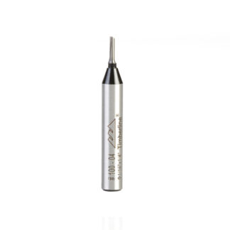 100-04 Solid Carbide Cutting Edge Straight Plunge 1/16 Dia x 3/16 x 1/4 Inch Shank