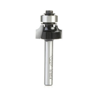 320-10 Carbide Tipped Corner Round 1/8 Radius x 3/4 Dia x 3/8 x 1/4 Inch Shank with Ball Bearing