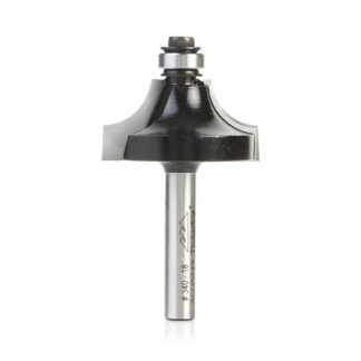 340-18 Carbide Tipped Beading 3/8 Radius x 1-1/4 Dia x 5/8 x 1/4 Inch Shank with Ball Bearing
