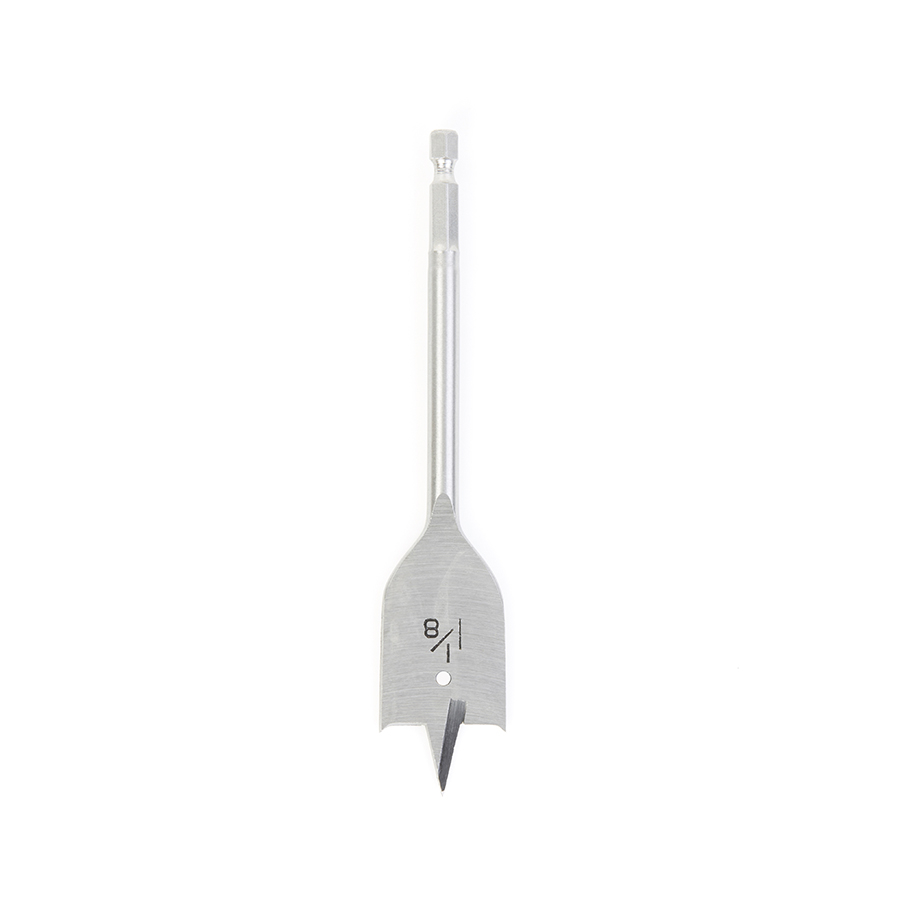 608460 Spade Bit with Spur 11/8 Dia x 6 Inch Long CNC Router Tools