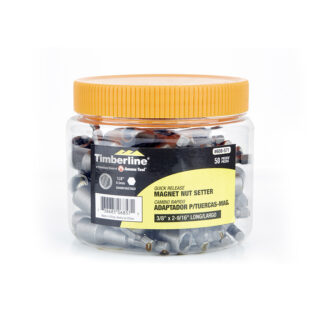 608-571 50 Piece Magnetic Nut Setter Jar 3/8 Dia x 2-9/16 Long