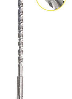 613-284 Carbide Tipped Slotted Drive System Drill Bit Plus 2 Flute 1 Dia x 16 x 18 Inch Long