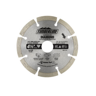 640-310 Segmented Rim Diamond 4-1/2 Inch Dia x 7/8 Bore