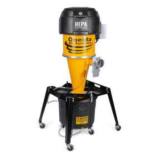 Supercell High-Pressure 14 Gal. Portable Freestanding HEPA-GFM Cyclone Dust Collector