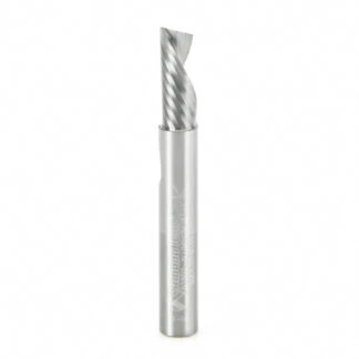 51502 Solid Carbide CNC Spiral 'O' Flute, Aluminum Cutting 1/4 Dia x 5/8 x 1/4 Inch Shank Down-Cut