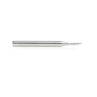 51778-Z Solid Carbide CNC Spiral 'O' Flute, Aluminum Cutting 1/8 Dia x 3/4 x 1/4 Shank Down-Cut ZrN Coated Router Bit