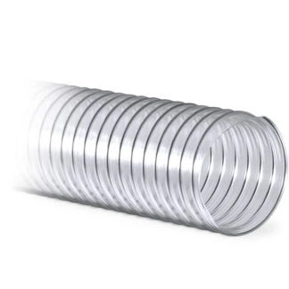 Clear Reinforced AS Urethane Flex-Hose - Various sizes