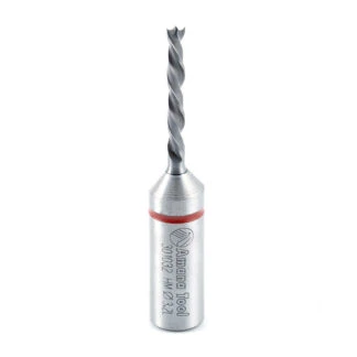 301032 Solid Carbide Cutting Edge Brad Point Boring Bit L/H 3.2mm Dia x 57mm Long x 10mm Shank