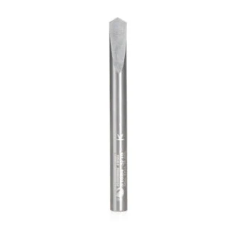 51684 CNC Solid Carbide 118 Degree Point Spade Drill 3/16 Dia x 9/16 x 3/16 Shank Router Bit