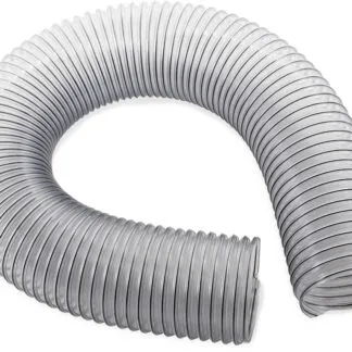 10" x 5' Clear Reinforced AS Urethane Flex-Hose