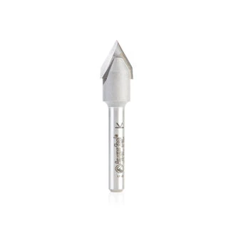 45707 Carbide Tipped "Zero Point" V-Groove 60 Deg x 1/2 Dia x 9/16 x 1/4 Inch Shank