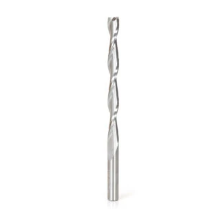 46277 Solid Carbide CNC Foam Cutting Up-Cut Square End Spiral 3/8 Dia x 4 x 3/8 Shank x 6 Inch Long Router Bit