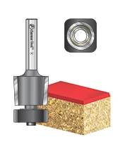 Carbide Tipped Laminate Trimmer with Euroª Square Bearing Router Bits