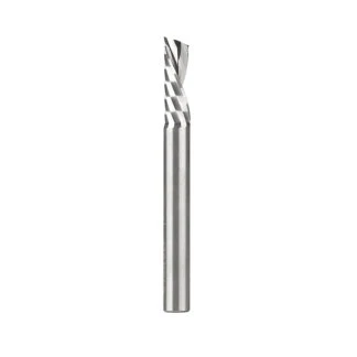 51524 Solid Carbide CNC Spiral 'O' Flute, Plastic Cutting 1/4 Dia x 3/4 x 1/4 Inch Shank Down-Cut