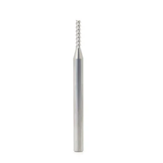 51821 CNC Solid Carbide 3 Flute Aluminum Cutting 55º Helix End Mill 3mm Dia x 15mm x 6mm Shank