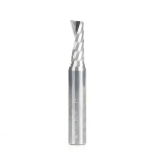 51842 Solid Carbide CNC Spiral 'O' Single Flute, Aluminum Cutting 5/16 Dia x 13/16 x 3/8 Shank x 2-1/2 Inch Long Up-Cut Router Bit