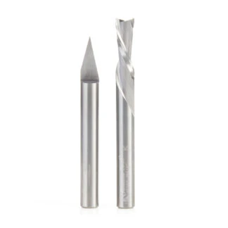 AMS-293 2-Pc CNC General Purpose Set, 1/4 Inch Shank