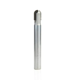 DRB-433 CNC Polycrystalline Diamond (PCD) Ball Nose 3/16 Radius x 3/8 Dia x 1/2 x 3/8 Shank x 3 Inch Long x 2 Flute Router Bit